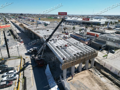 AVANZA CONSTRUCCI&Oacute;N DEL PUENTE CALZADA DE LOS H&Eacute;ROES