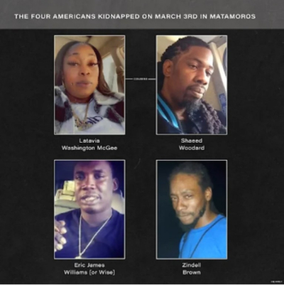Localizan a estadounidenses secuestrados, dos fallecidos