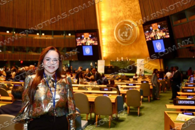 ALCALDESA CARMEN LILIA CANTUROSAS REPRESENTA A M&Eacute;XICO EN EL FORO POL&Iacute;TICO DE ALTO NIVEL SOBRE DESARROLLO SOSTENIBLE DE LA ONU