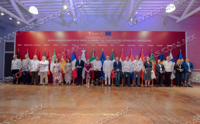 Llegan embajadores de la UE a Tamaulipas, en hist&oacute;rica visita