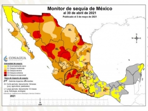 Alertan que 87.56% del país tiene problemas de sequía