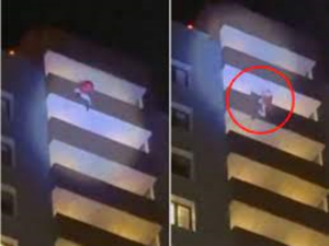 Santa Claus quer&iacute;a sorprender a ni&ntilde;os, cae de edificio y muere frente a su hijo