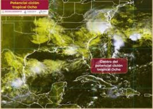 Se forma el Potencial Cicl&oacute;n Tropical Ocho en el Atl&aacute;ntico