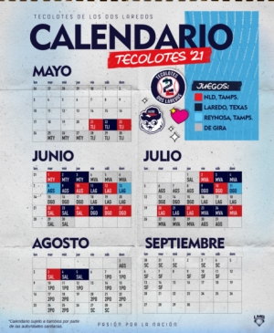 Anuncia Tecolotes calendario de juegos en casa