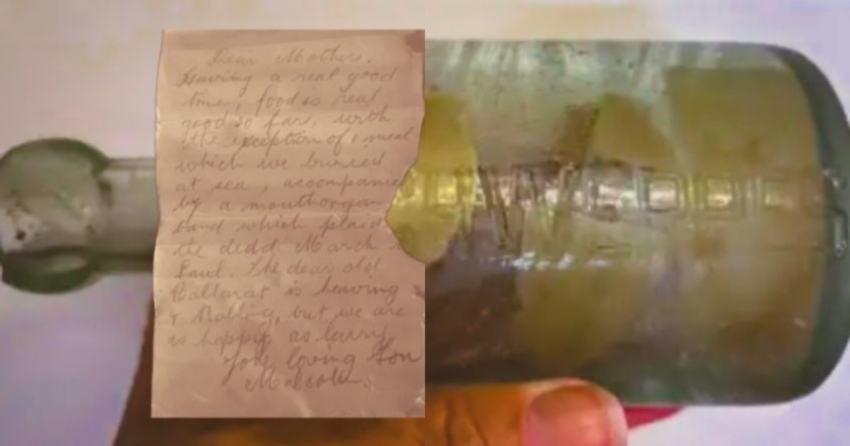 Encuentran botellas con mensajes escritos por soldados de la Primera Guerra Mundial