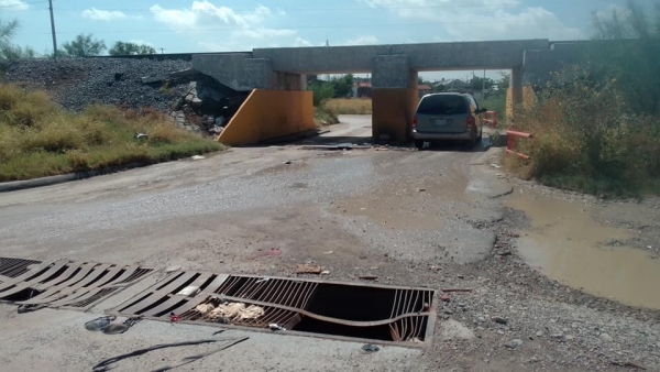 Denuncian malas condiciones de puente