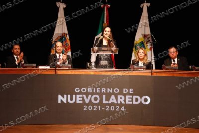 NUEVO LAREDO VIVE UNA NUEVA ERA DE TRABAJO Y BIENESTAR: CARMEN LILIA CANTUROSAS