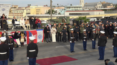 VIDEO Se unen M&eacute;xico y Estados Unidos en tradicional abrazo binacional