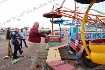 SUPERVISA PROTECCI&Oacute;N CIVIL JUEGOS MEC&Aacute;NICOS EN EXPOMEX