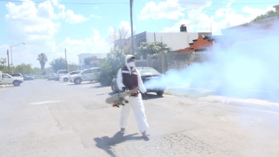 VIDEO Inicia Sector Salud fumigaci&oacute;n contra dengue en colonias