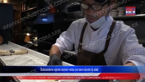 VIDEO Restauranteros esperan mejorar ventas con nuevo decreto de salud