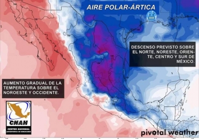 Viene nuevo frente frio