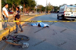 Matan a ciclista en Paseo Colón en Nuevo Laredo