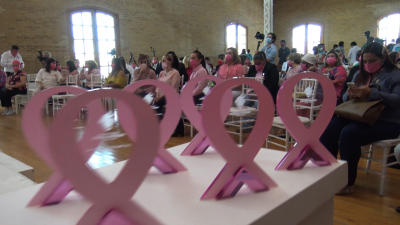 VIDEO Buscan concientizar sobre c&aacute;ncer de mama con  Semana Rosa