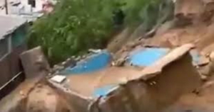 Hubo otros deslizamientos de tierra con caída de rocas grandes