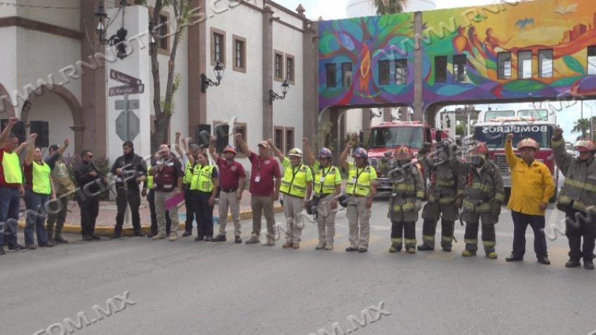 Nuevo Laredo participa en el Segundo Simulacro Nacional por los 40 años de Protección Civil