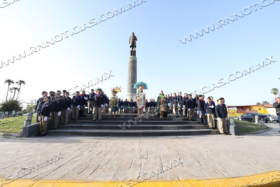 CONMEMORA GOBIERNO MUNICIPAL NATALICIO DE BENITO JU&Aacute;REZ CON EMOTIVA CEREMONIA C&Iacute;VICA