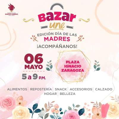Por D&iacute;a de la Madres, realizar&aacute;n Bazar UNE