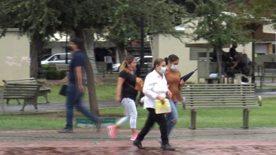 VIDEO Frente fr&iacute;o n&uacute;mero 4 trae lloviznas y descenso del clima en Nuevo Laredo