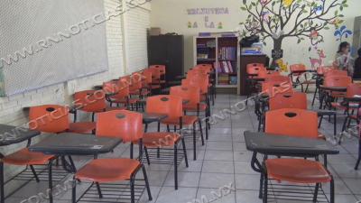 Frente fr&iacute;o n&uacute;mero 14 causa un ausentismo del 55% en escuelas de Nuevo Laredo