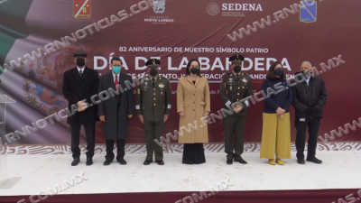 Realizan ceremonia por el 82 Aniversario del D&iacute;a de la Bandera