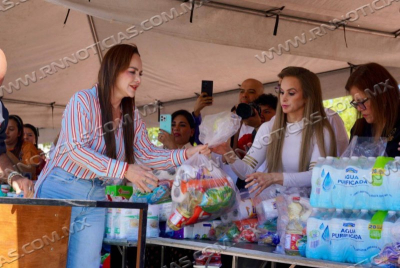 NUEVO LAREDO RESPONDE AL LLAMADO DE CARMEN LILIA CON MÁS DE 50 TONELADAS DE APOYO PARA COMUNIDADES AFECTADAS POR LAS LLUVIAS AL SUR DE TAMAULIPAS Y VERACRUZ
