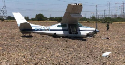 Se desploma avioneta con tres pasajeros en Reynosa