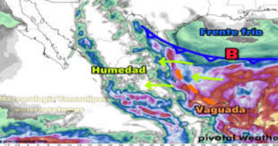 Pronostican lluvias y leve descenso de temperaturas en Tamaulipas por frente fr&iacute;o