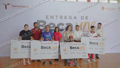 Apoya Gobierno de Nuevo Laredo a j&oacute;venes con becas deportivas