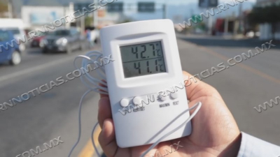Nuevo Laredo con temperaturas infernales de m&aacute;s de 42 grados