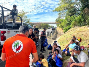 Atiende y da respuesta INM a solicitud de integrantes de caravana migrante
