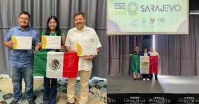 Victorenses ganan el Primer Lugar en el MILSET Expo-Sciences Europe 2024