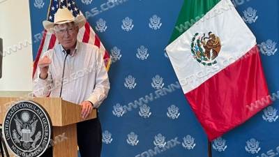 Embajador Salazar viaja a la frontera