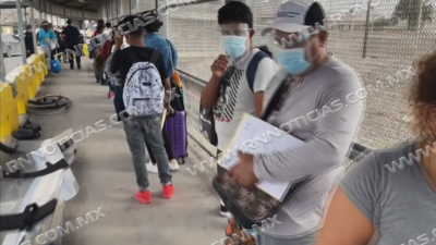 Retornar primeros dos migrantes de MPP por Nuevo Laredo