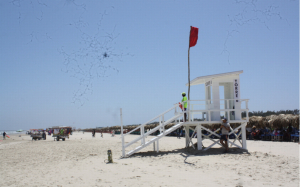 Habr&aacute; modulo para detenidos en playa en semana santa