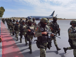 VÍDEO Arriban Elementos de Fuerzas Especiales de SEDENA a Nuevo Laredo.