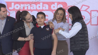 Dan arranque a campa&ntilde;a de vacunaci&oacute;n contra el VPH en escuelas