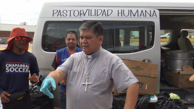 VIDEO Di&oacute;cesis de Nuevo Laredo apoya crisis migratoria de venezolanos