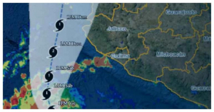 ‘Orlene’ afectaría por lo menos a seis estados