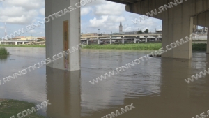 Aumenta nivel del río Bravo a metro y medio tras lluvias