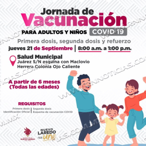 Gobierno Municipal promueve jornada de vacunaci&oacute;n contra Covid-19 para toda la comunidad
