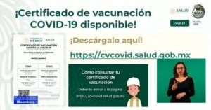 Ya puedes obtener tu certificado de vacunación Covid