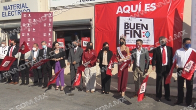 Dan banderazo de arranque por el Buen Fin 2021
