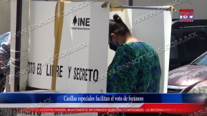 VIDEO Casillas especiales facilitan el voto de foráneos