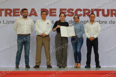 BENEFICIAN TRES &Oacute;RDENES DE GOBIERNO A M&Aacute;S DE 200 FAMILIAS NEOLAREDENSES CON ESCRITURAS
