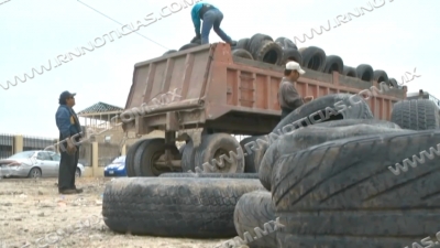 Nuevo Laredo gran receptor de llantas usadas