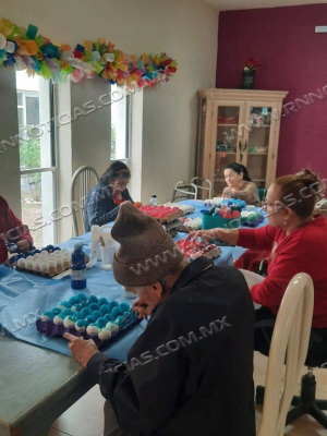 INVITA DIF NUEVO LAREDO A APOYAR A LOS ABUELITOS DEL ASILO “VIDA Y ESPERANZA” CON LA COMPRA DE CASCARONES DE PASCUA