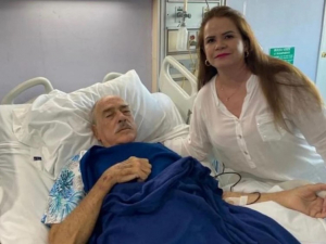 Tuvo sobredosis de drogas: Esposa de Andr&eacute;s Garc&iacute;a llora por salud del actor