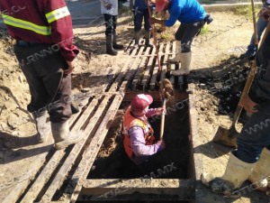 REALIZA GOBIERNO MUNICIPAL LIMPIEZA EN GUARDAGANADOS Y REJILLAS