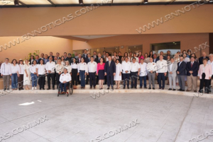 ALCALDESA CARMEN LILIA CANTUROSAS Y 66 LEGISLATURA ENCABEZAN GIRA DE TRABAJO POR NUEVO LAREDO